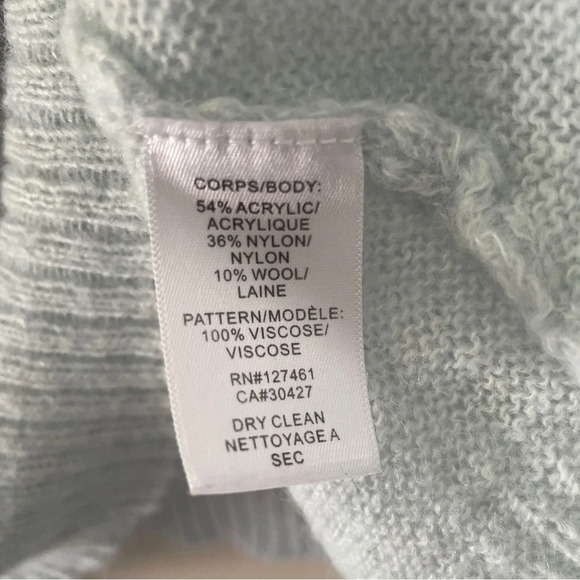 Wildfox RARE White Label Sweater blue skeleton Sz XS - Picture 3 of 8